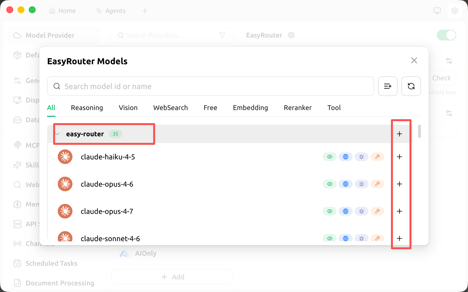 Add model